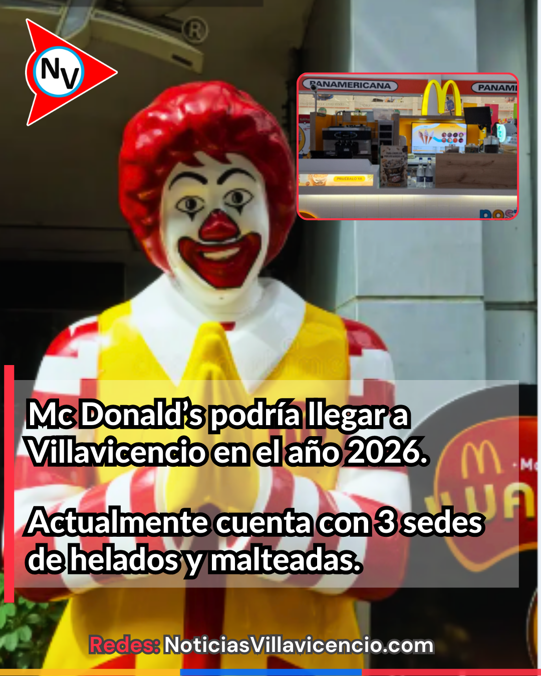 mcdonals en Villavicencio